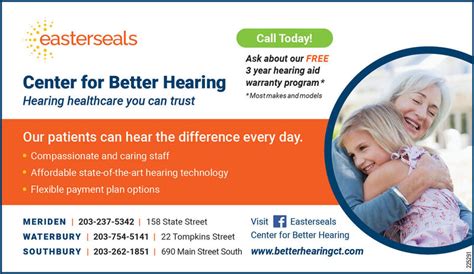 easter seals center for better hearing